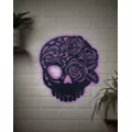 Enchanted Skull LED Light-Up Sign at Spirit Halloween