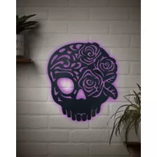 Enchanted Skull LED Light-Up Sign at Spirit Halloween