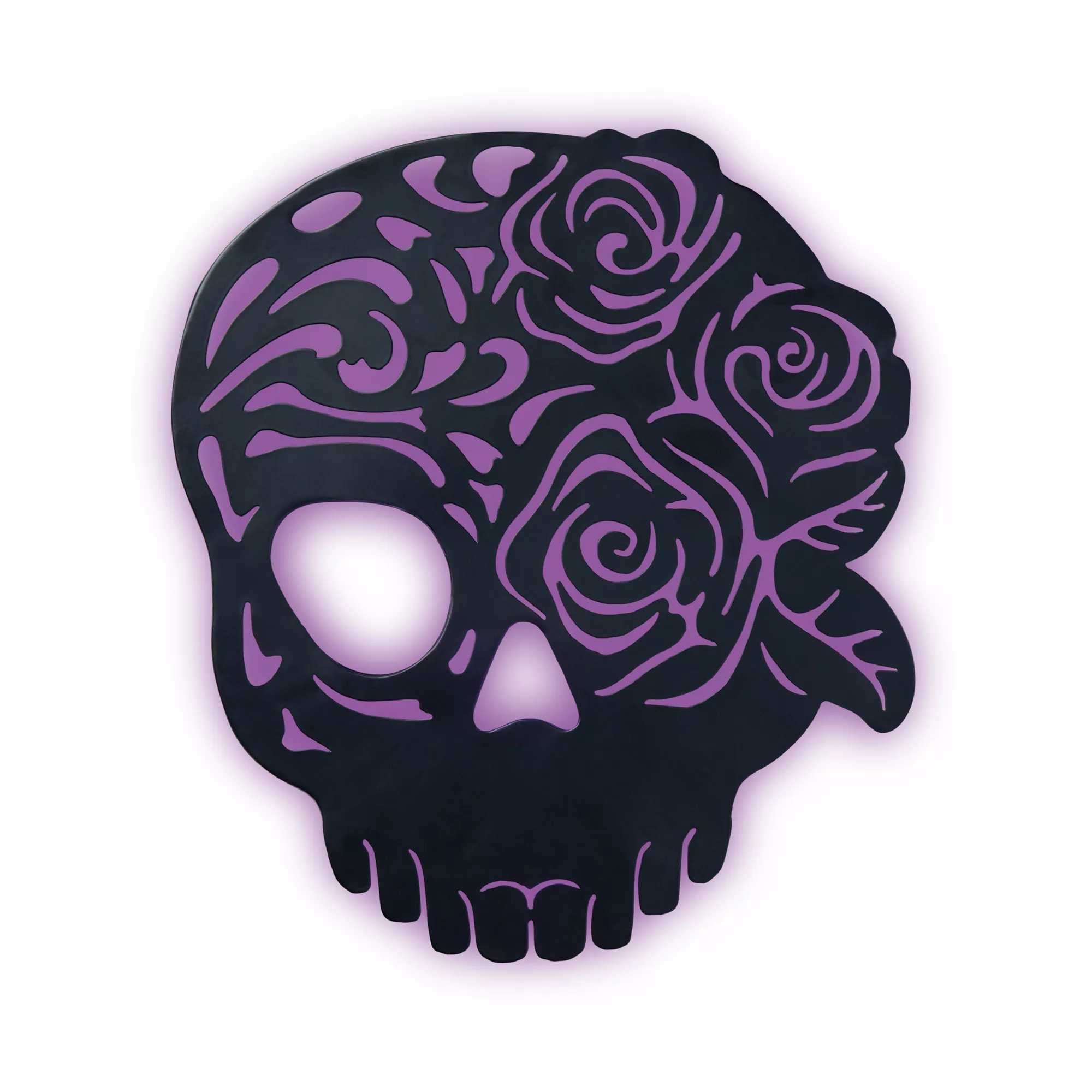 Enchanted Skull LED Light-Up Sign at Spirit Halloween