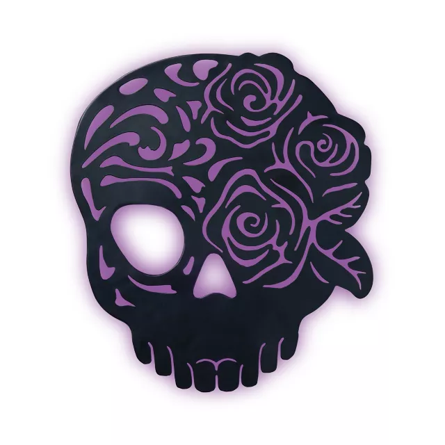 Enchanted Skull LED Light-Up Sign at Spirit Halloween