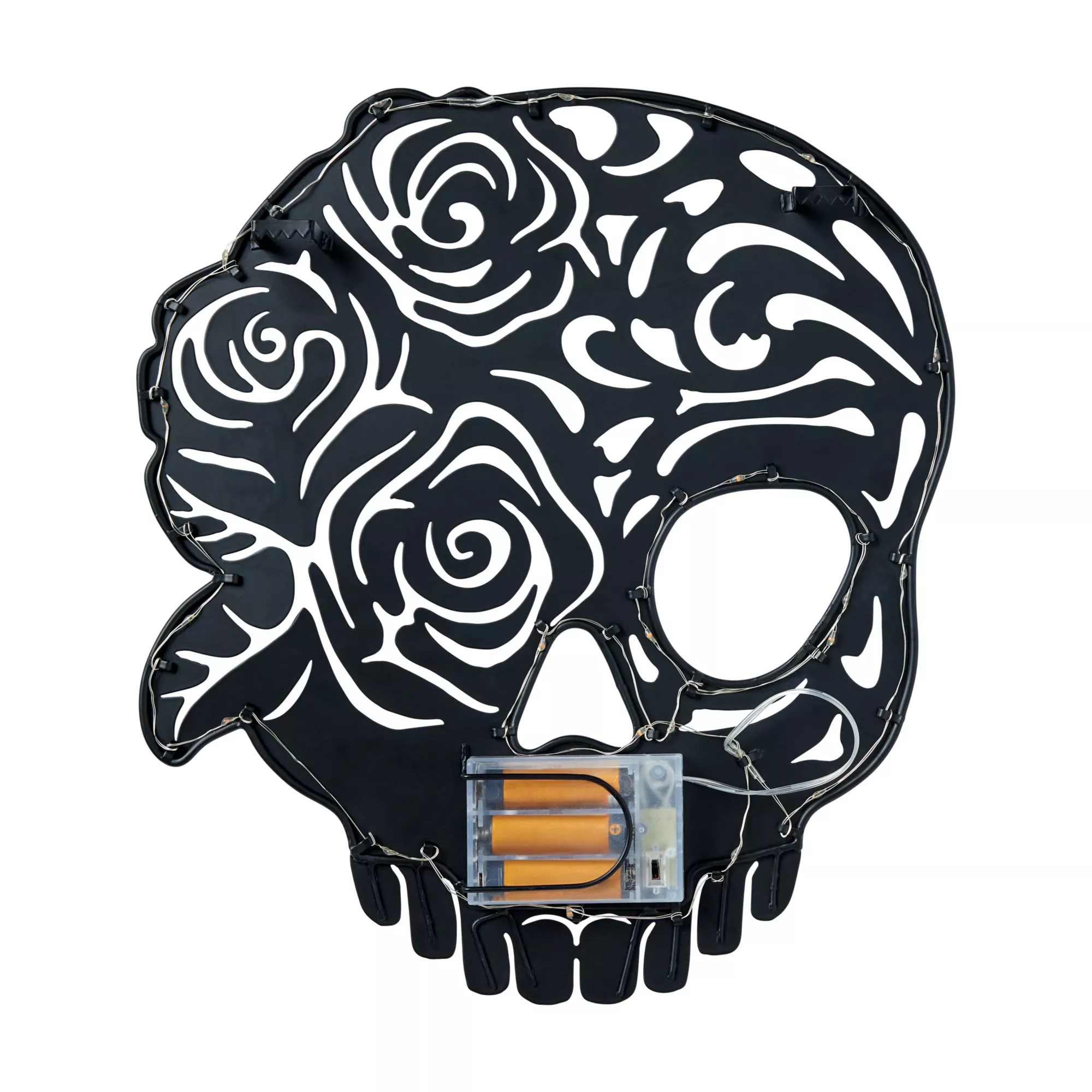 Enchanted Skull LED Light-Up Sign at Spirit Halloween