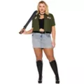 Adult Jason Cropped Work Shirt - Jason Universe at Spirit Halloween