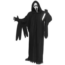 Adult 30th Anniversary Glow in the Dark Ghost Face Costume at Spirit Halloween