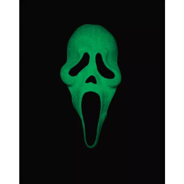 Adult 30th Anniversary Glow in the Dark Ghost Face Costume at Spirit Halloween