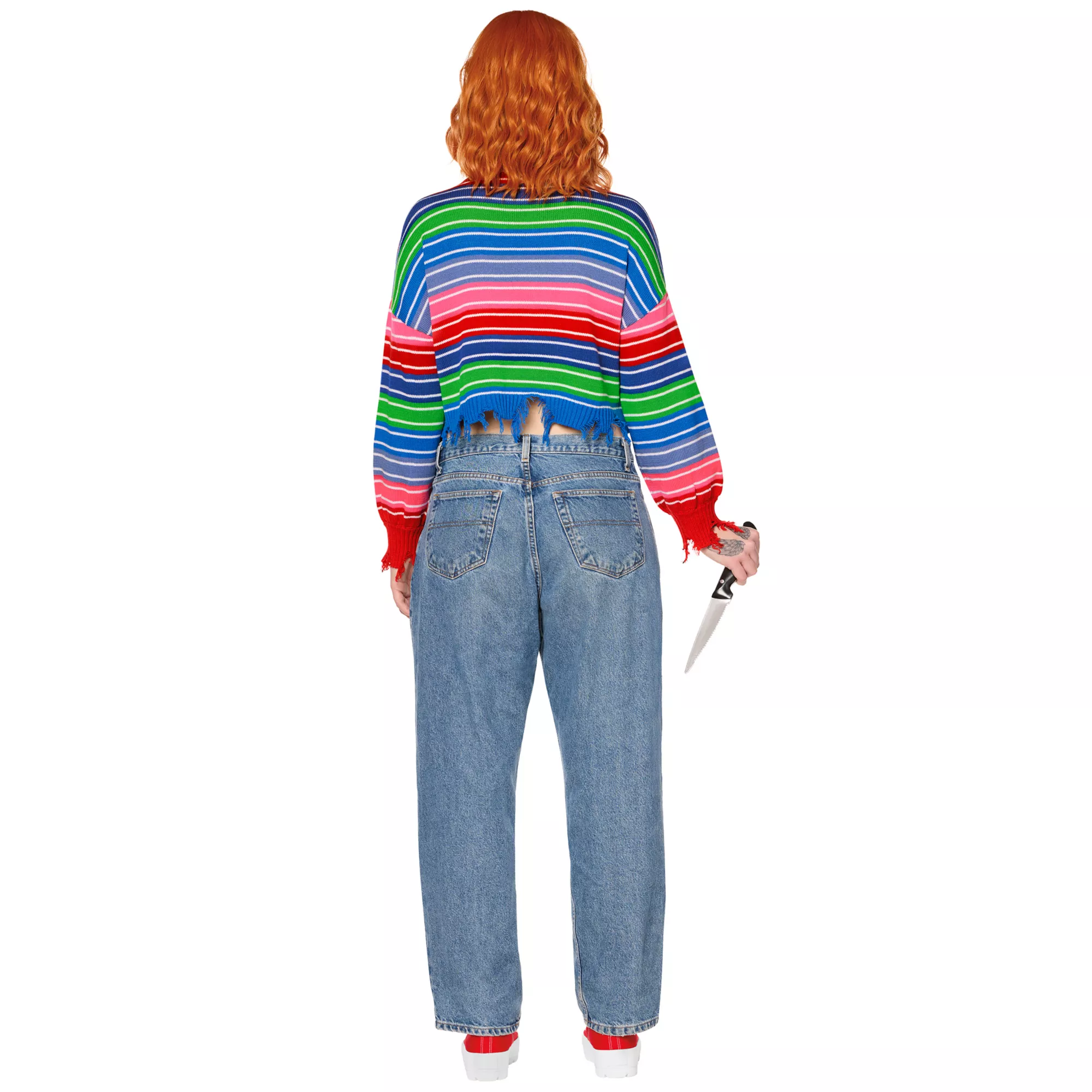 Adult Chucky Sweater and Knife Set at Spirit Halloween