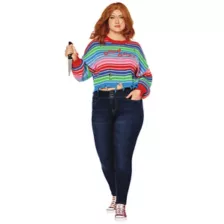 Adult Chucky Sweater and Knife Set at Spirit Halloween