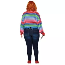 Adult Chucky Sweater and Knife Set at Spirit Halloween