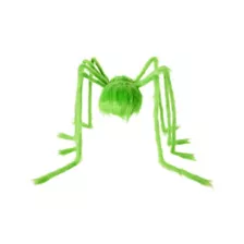 5 Ft Light-Up LED Fuzzy Green Spider Prop at Spirit Halloween