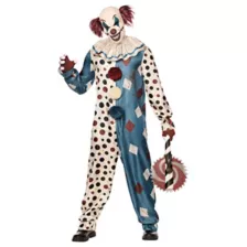 Adult Wicked Clown Jumpsuit Costume at Spirit Halloween