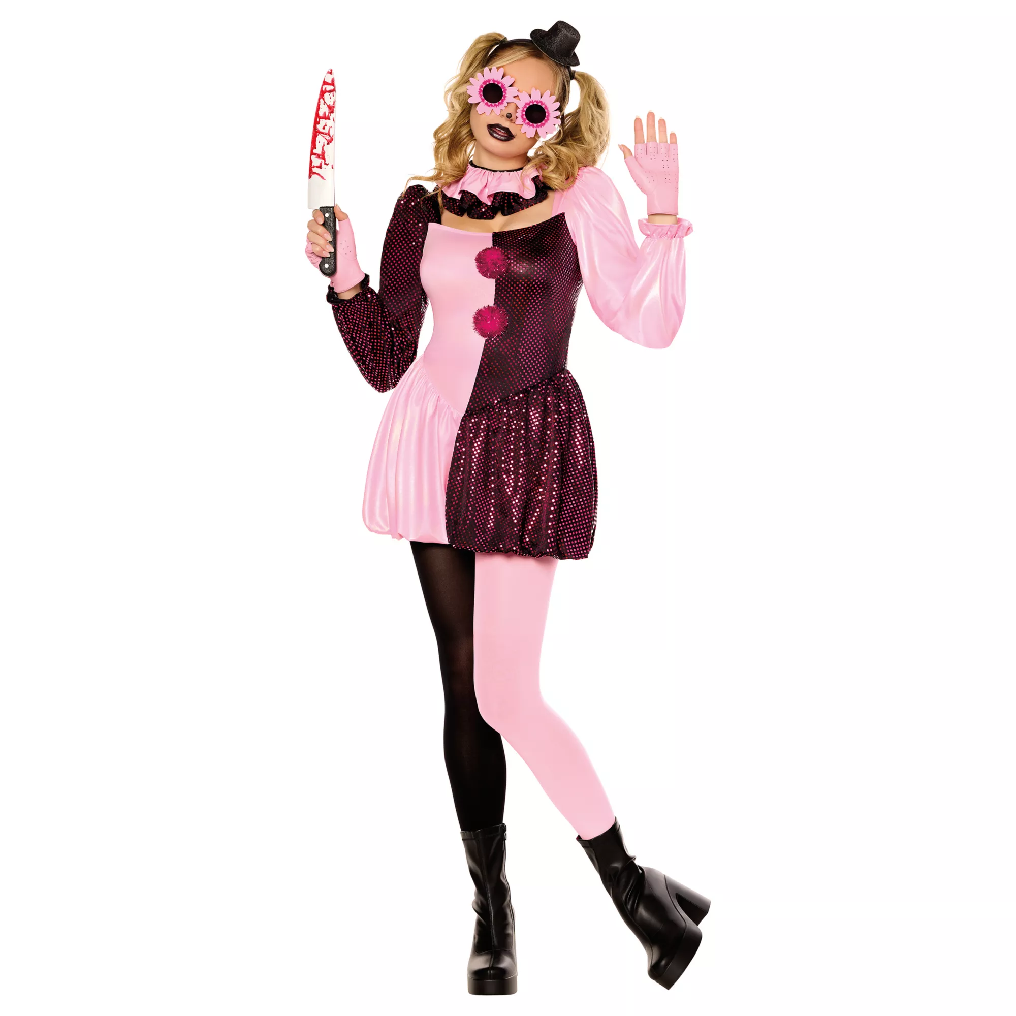 Adult Pink Art the Clown Dress Costume - Terrifier at Spirit Halloween