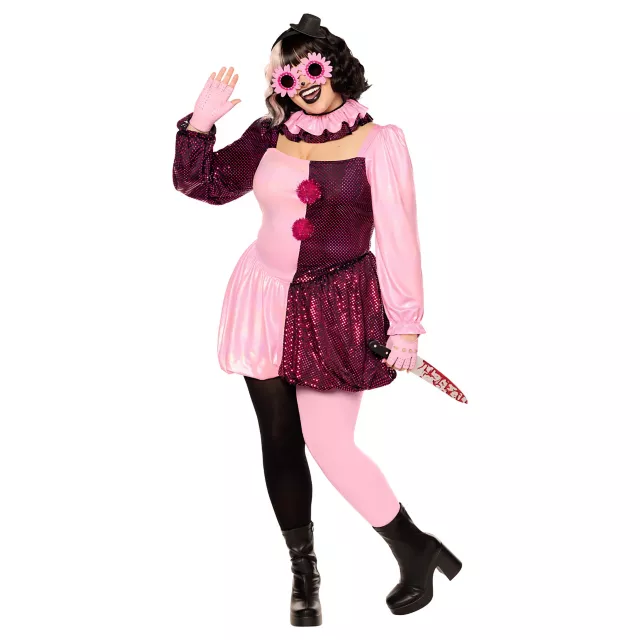 Adult Pink Art the Clown Dress Costume - Terrifier at Spirit Halloween