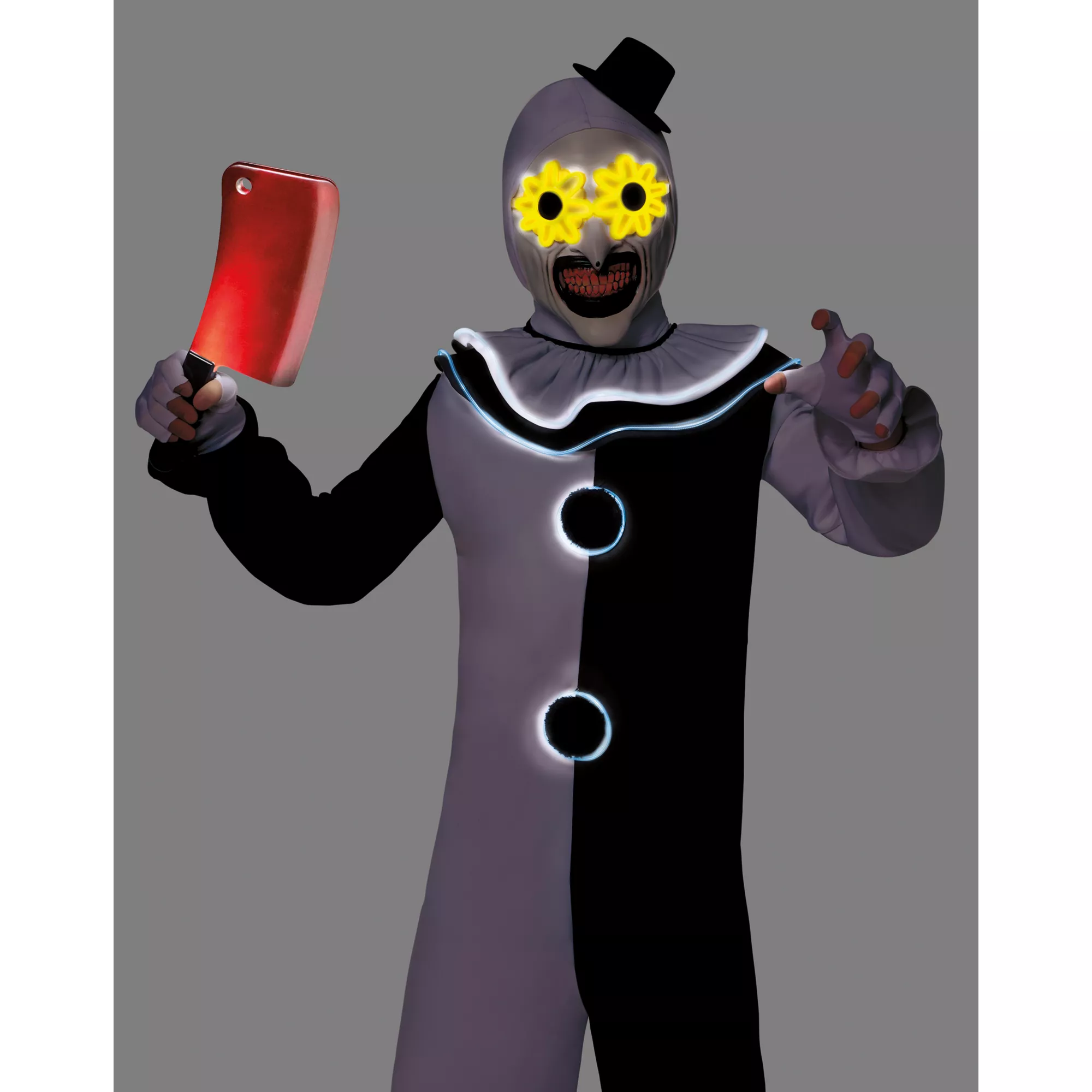 Adult Art the Clown Light-Up Costume - Terrifier