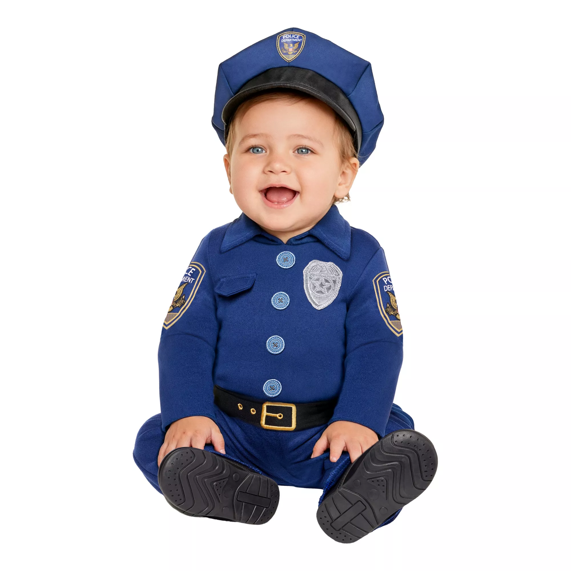 Baby Police Officer Jumpsuit Costume