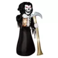 8 Ft Light-Up Reaper Inflatable Decoration at Spirit Halloween