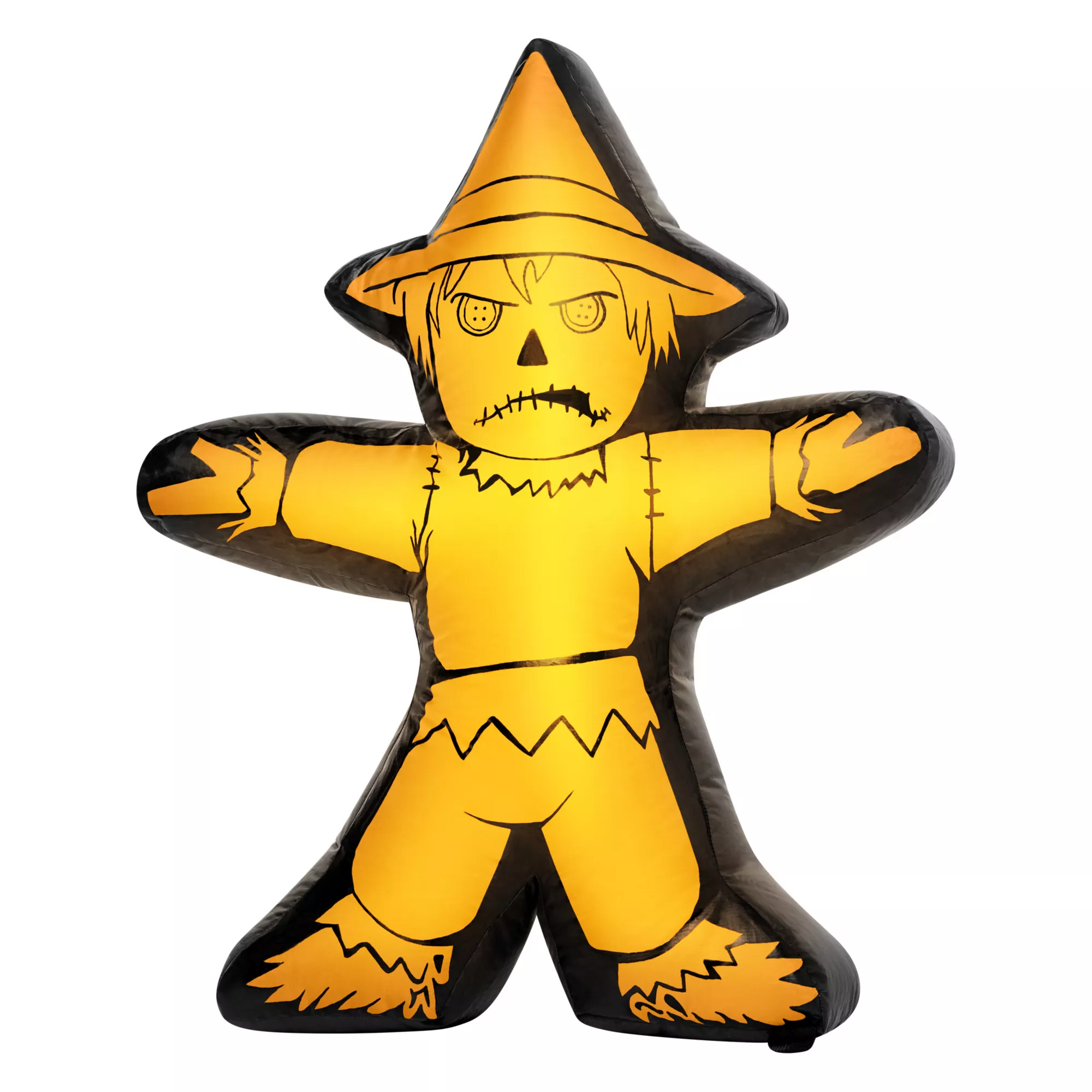 2 Ft Light-Up Mini Scarecrow Inflatable Decoration at Spirit Halloween