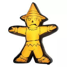 2 Ft Light-Up Mini Scarecrow Inflatable Decoration at Spirit Halloween