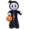 3 Ft 11 In Light-Up Reaper Inflatable Decoration at Spirit Halloween