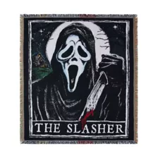 Ghost Face Jacquard Blanket at Spirit Halloween