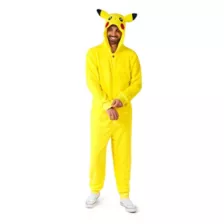 Adult Pikachu Deluxe Hooded Jumpsuit - Pokémon at Spirit Halloween