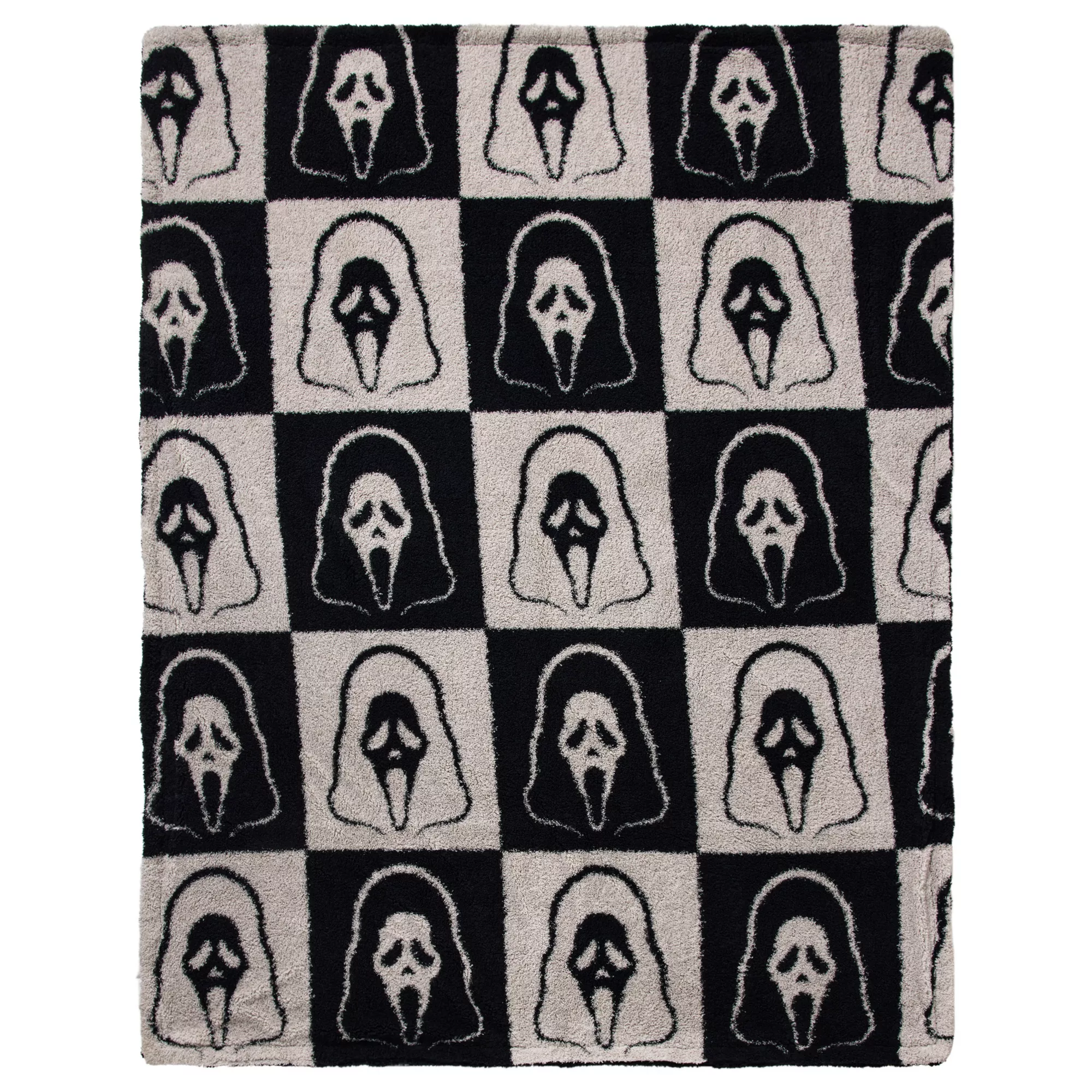 Ghost Face Reversible Fleece Blanket at Spencer's