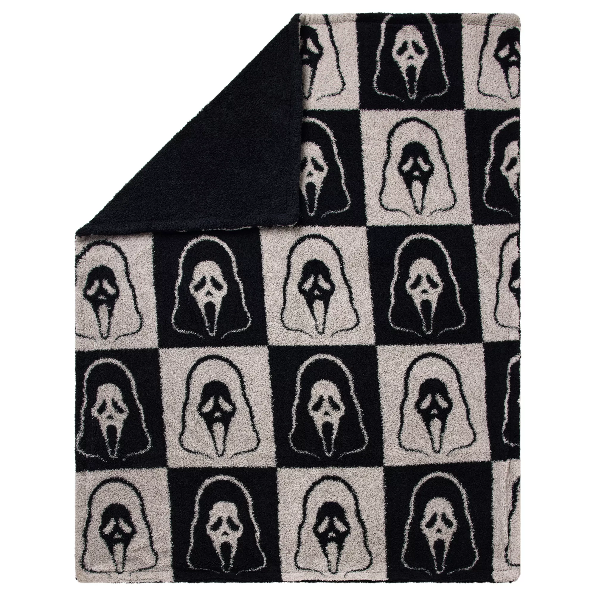 Ghost Face Reversible Fleece Blanket at Spencer's