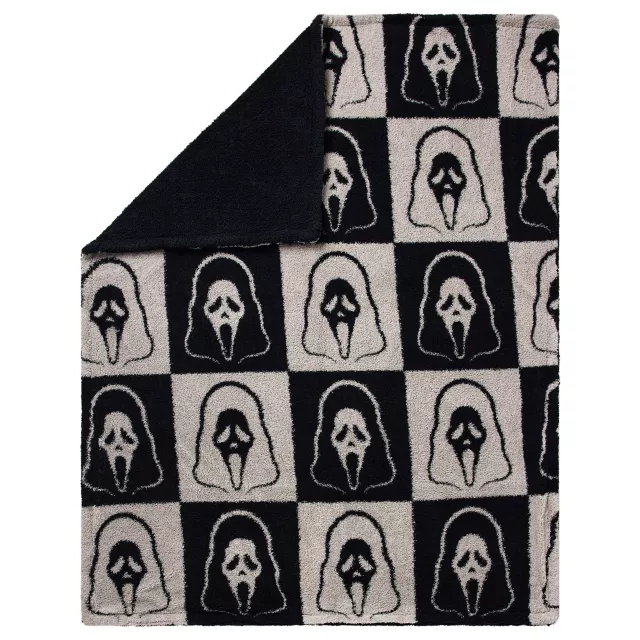 Ghost Face Reversible Fleece Blanket at Spencer's