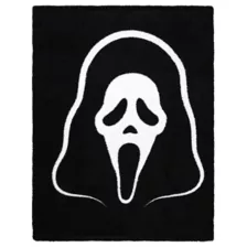 Ghost Face Reversible Fleece Blanket at Spencer's