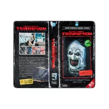Art the Clown Video Tape Fleece Blanket - Terrifier at Spencer's