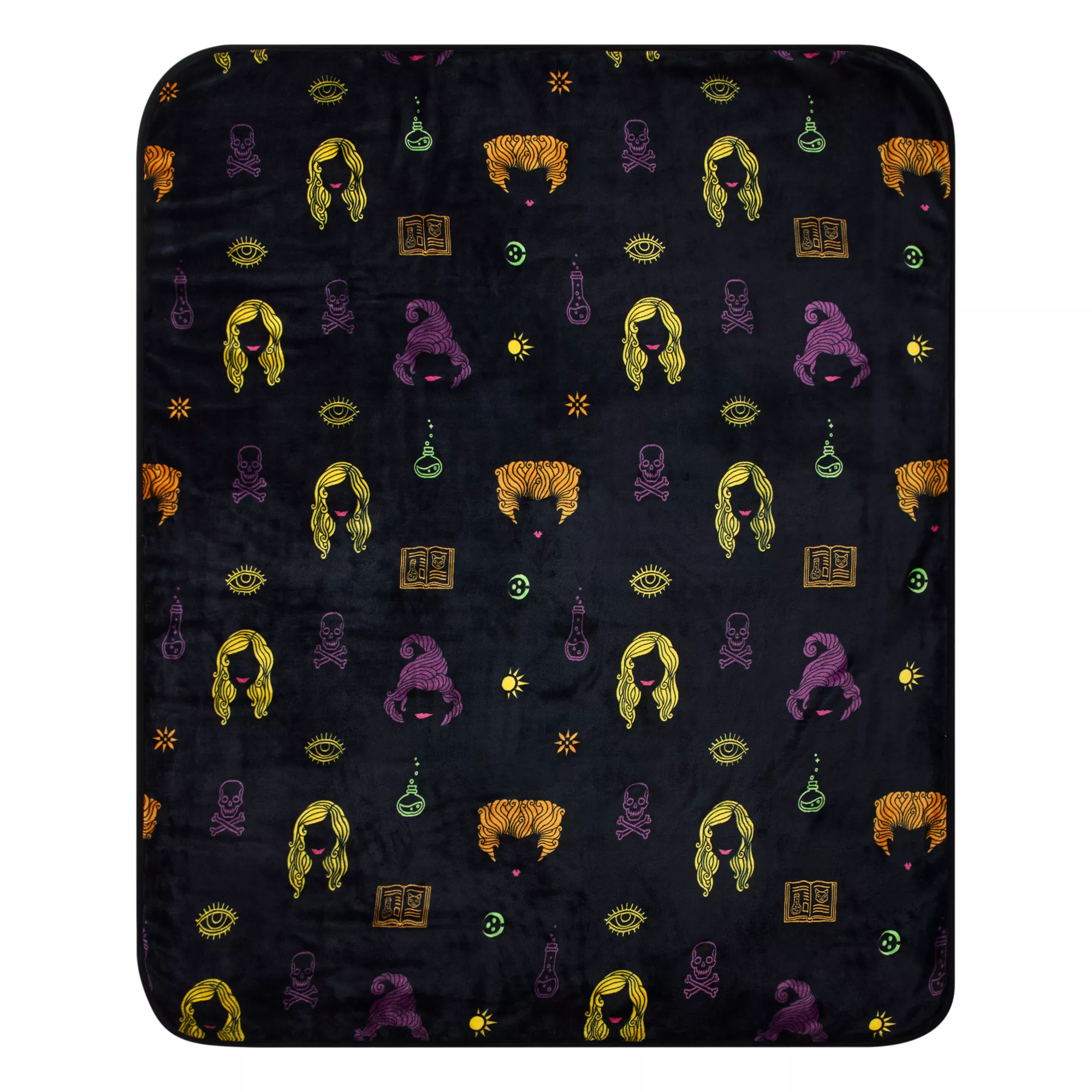 Hocus Pocus Reversible Throw Blanket