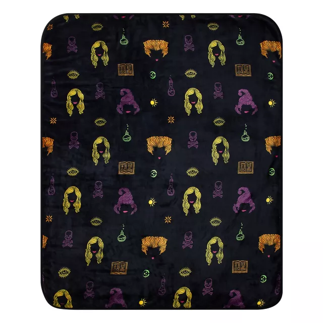 Hocus Pocus Reversible Fleece Blanket at Spencer's
