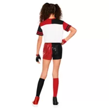 Kids Harley Quinn Puddin Shorts Costume - DC Villains at Spirit Halloween