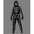 Kids Light-Up White Skeleton Stick Figure Costume at Spirit Halloween