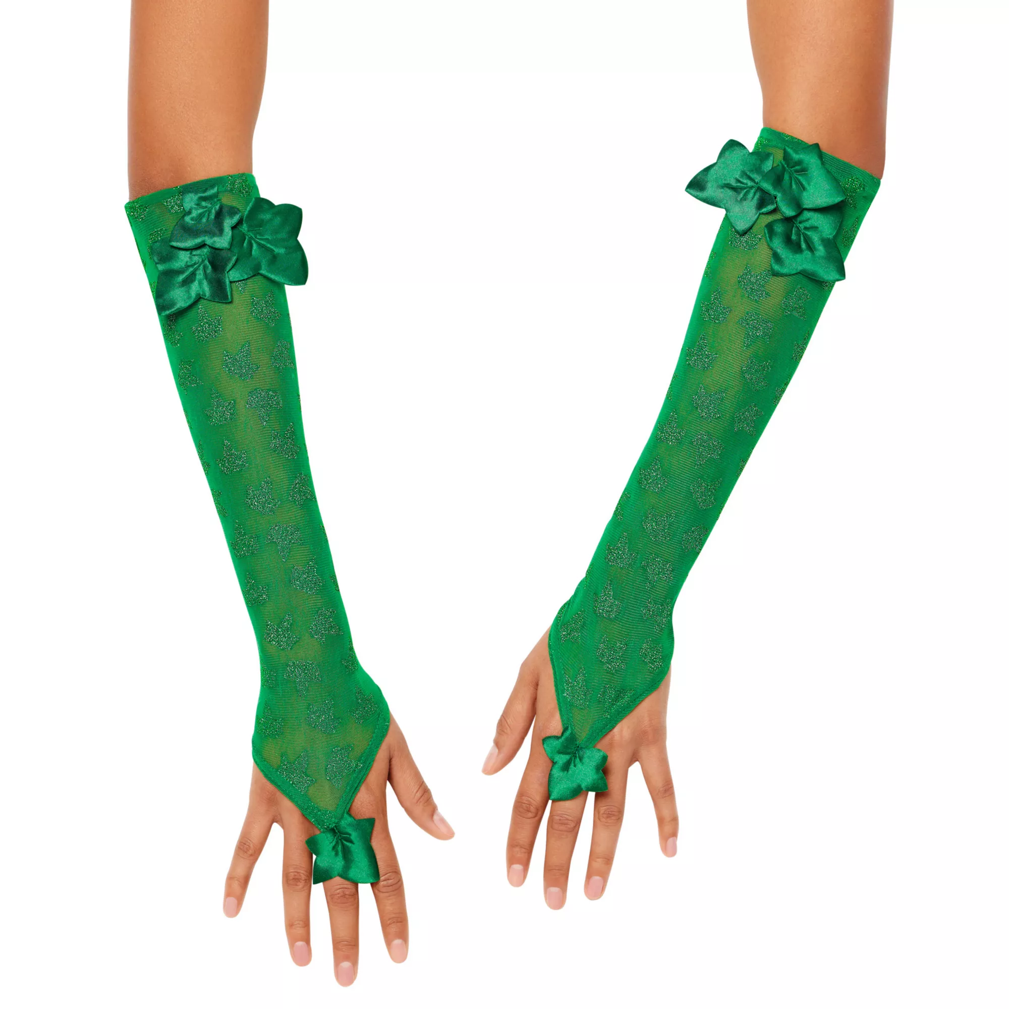 Poison Ivy Fingerless Gloves - DC Villains at Spirit Halloween
