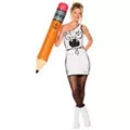 Adult DoodleBob Dress Costume - SpongeBob SquarePants at Spirit Halloween