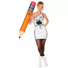 Adult DoodleBob Dress Costume - SpongeBob SquarePants at Spirit Halloween