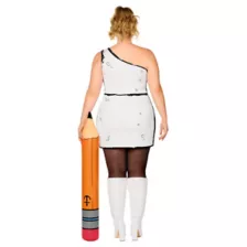 Adult DoodleBob Dress Costume - SpongeBob SquarePants at Spirit Halloween