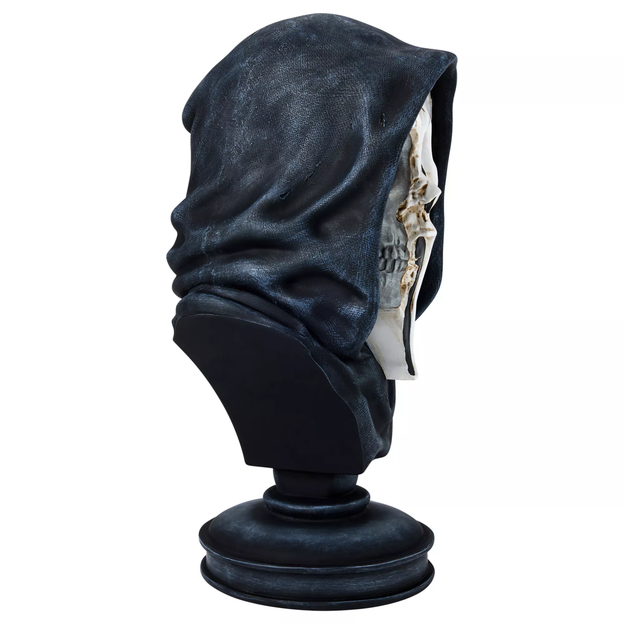 Ghost Face Skeleton Bust Statue