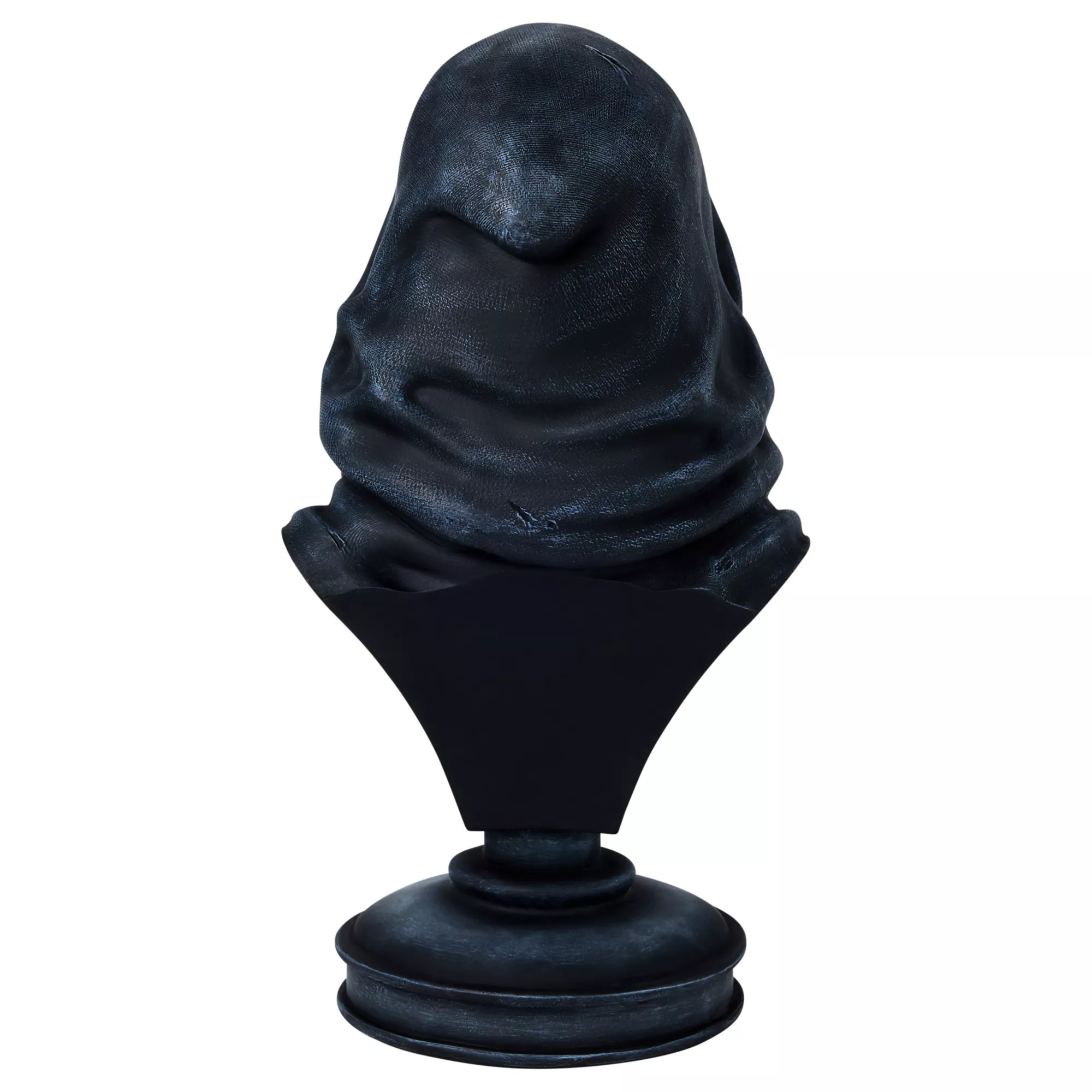 Ghost Face Skeleton Bust Statue