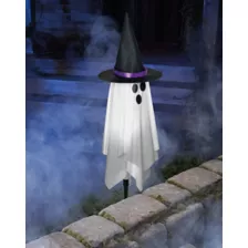 Light-Up Witchy Ghost Pathway Markers - 3 Pack at Spirit Halloween