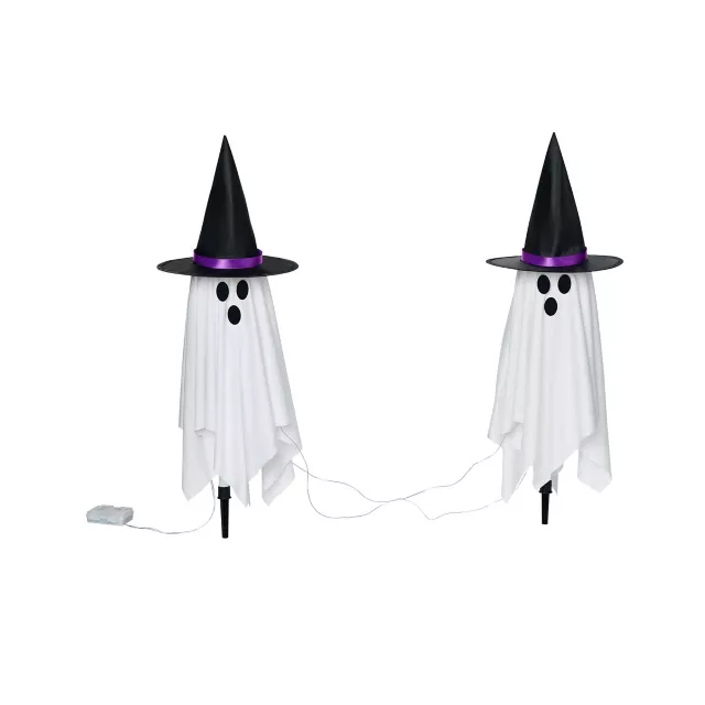 Light-Up Witchy Ghost Pathway Markers - 3 Pack at Spirit Halloween