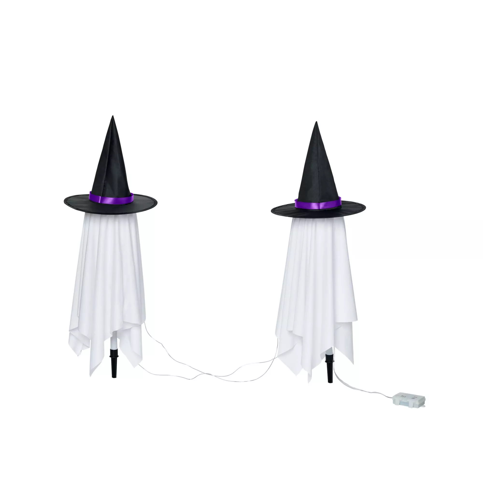 Light-Up Witchy Ghost Pathway Markers - 3 Pack