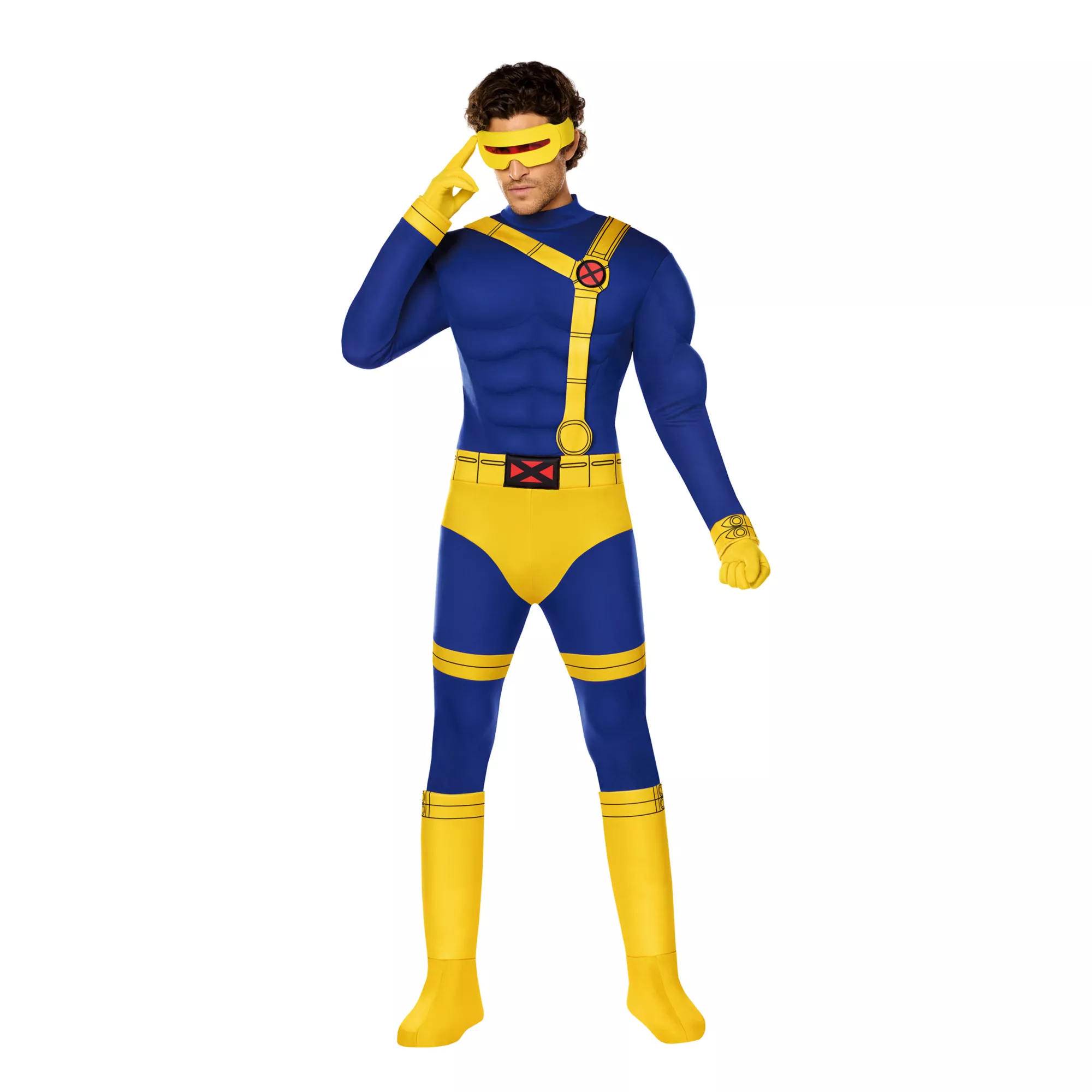 Adult Cyclops Muscle Suit Costume - X-Men '97 at Spirit Halloween
