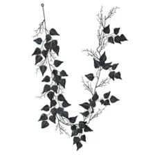 Fake Black Foliage at Spirit Halloween