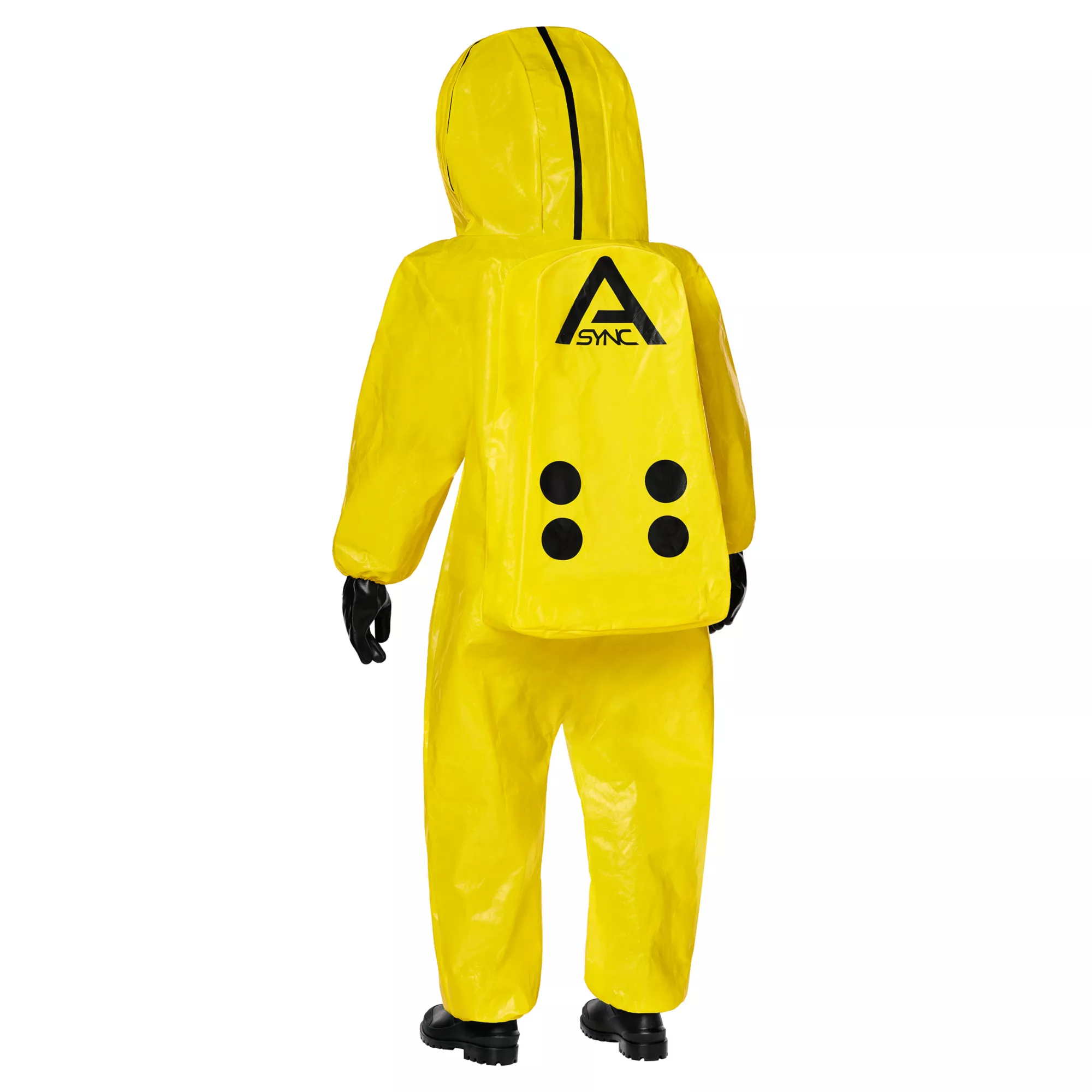 Adult Yellow Async Hazmat Suit Costume - Backrooms