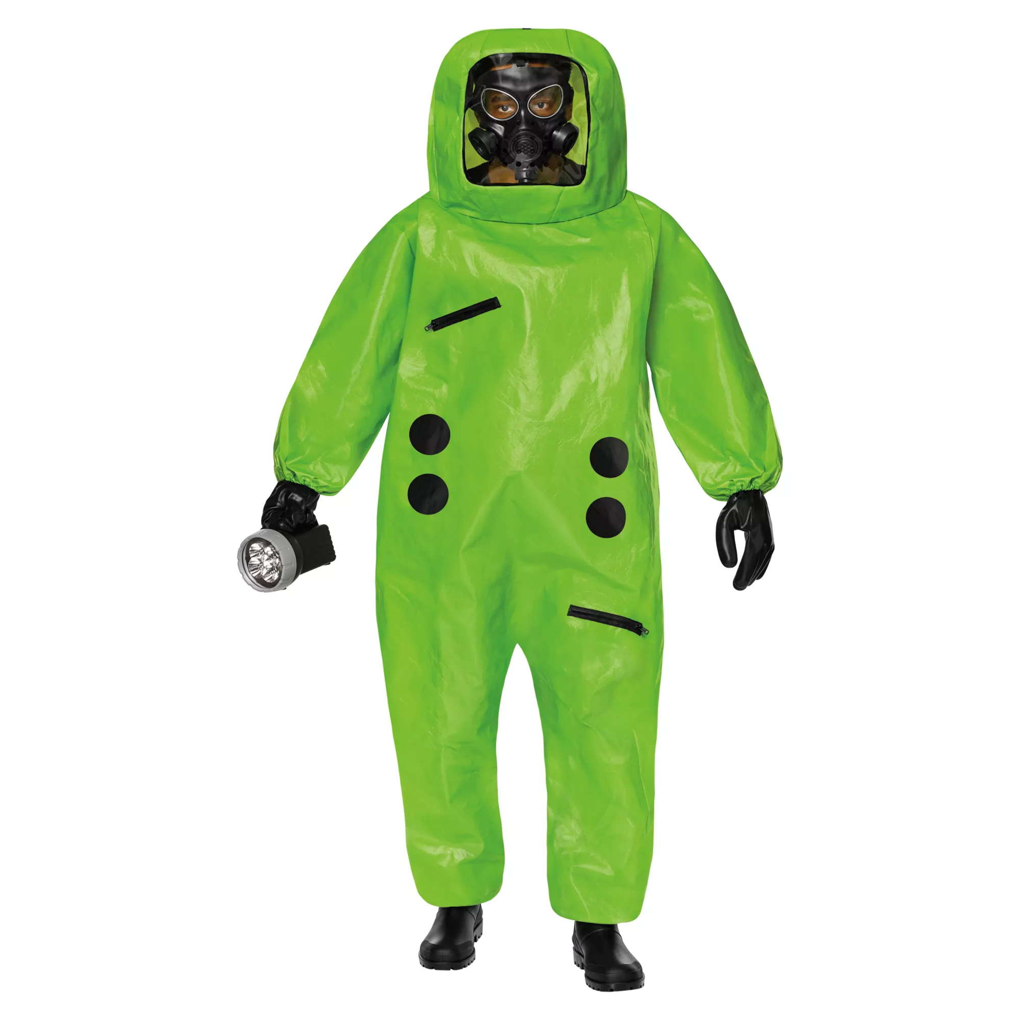 Adult Green Async Hazmat Suit Costume - Backrooms