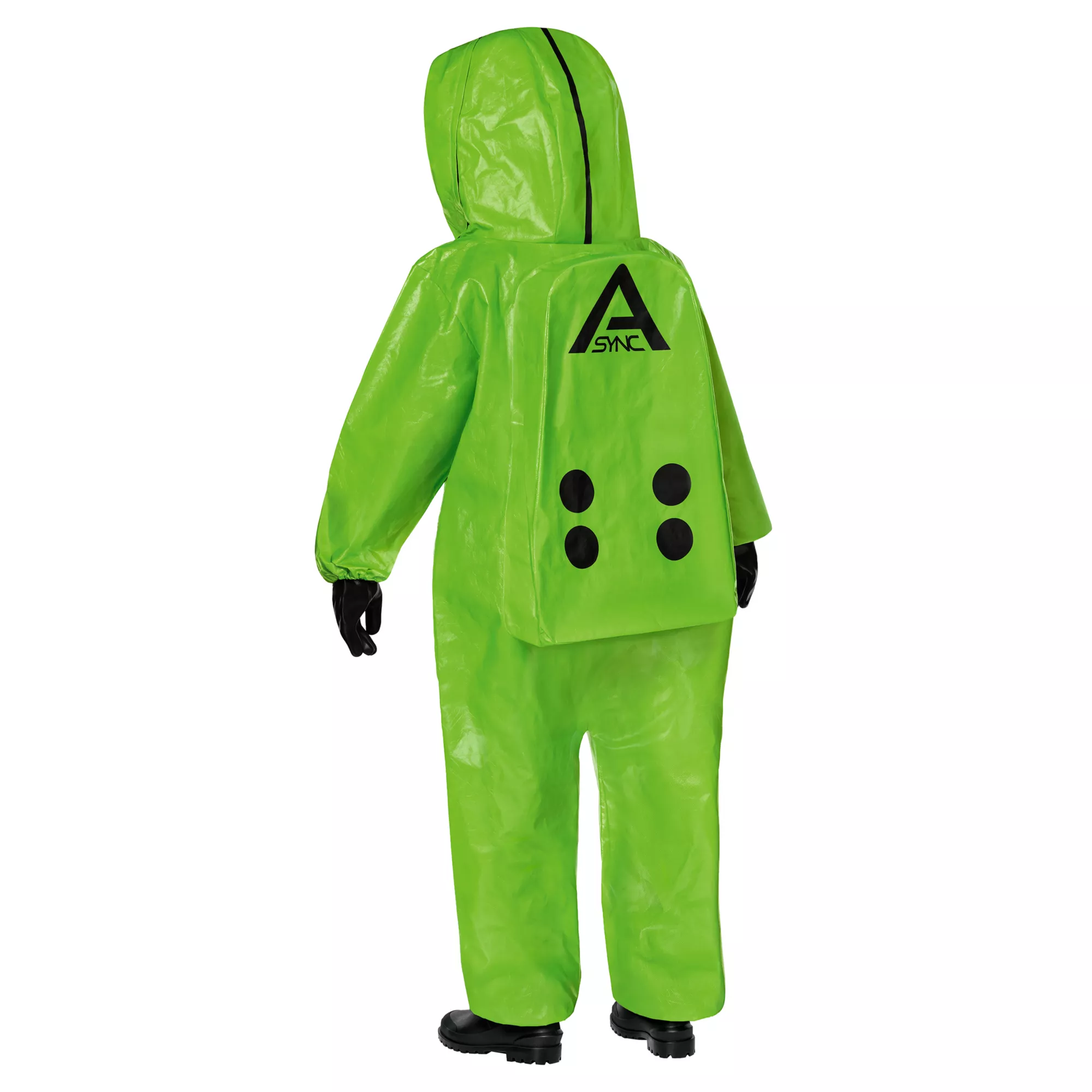 Adult Green Async Hazmat Suit Costume - Backrooms