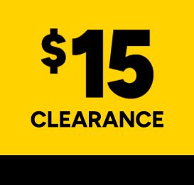 Shop $15 Clearance