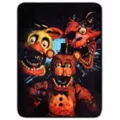 Five Nights at Freddy's Distressed Animatronics Fleece Blanket at Spencer's