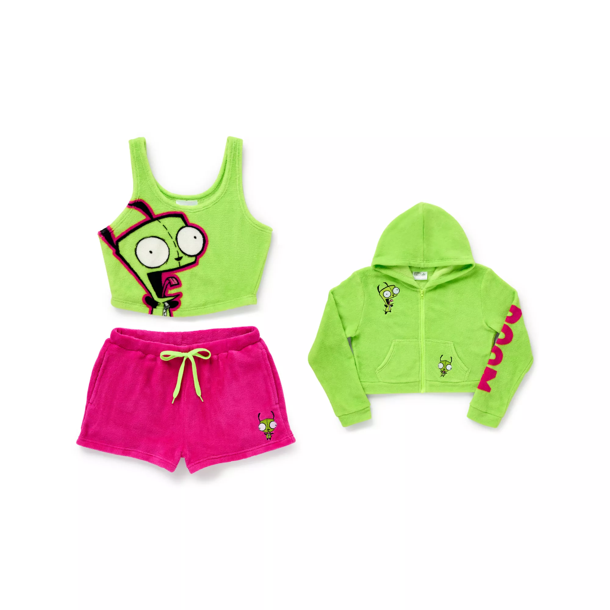 GIR 3-Piece Plush Lounge Set - Invader Zim at Spencer's