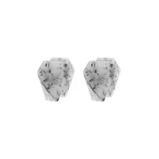 Black and White Agate Stone Coffin Plugs at Spencer's
